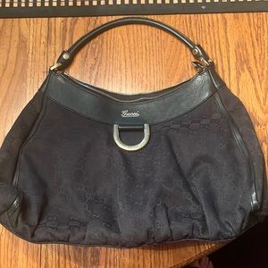 Authentic Gucci Hobo bag in black